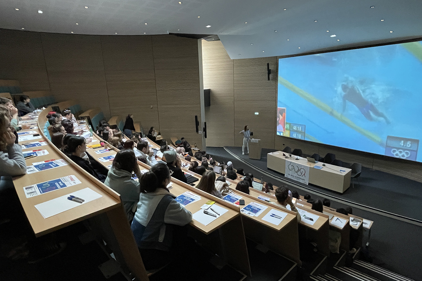 L'amphi devient stage