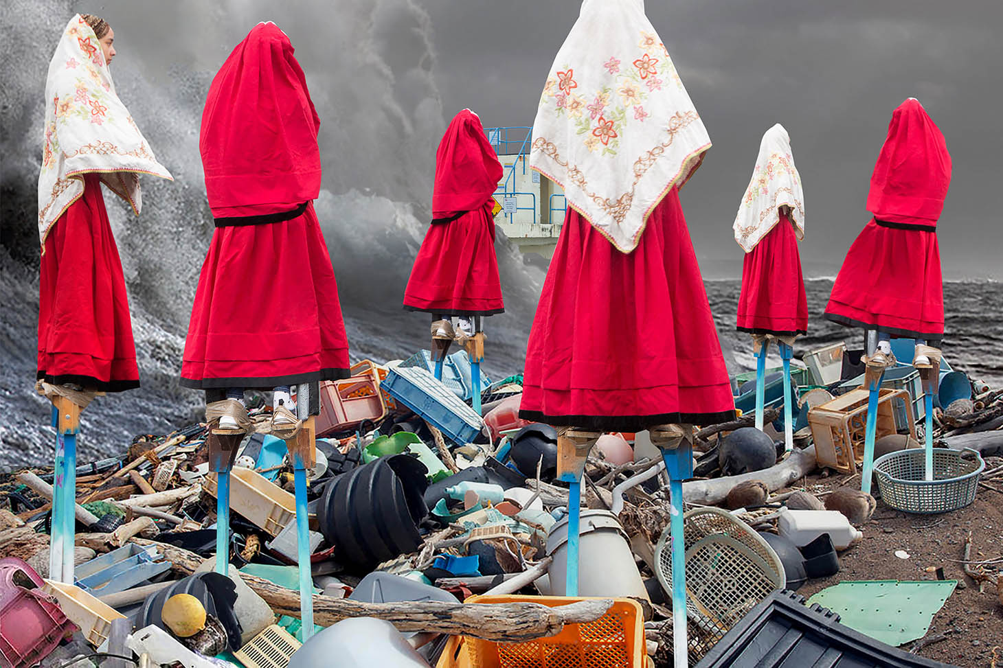 Drowned Galway. Photomontage Series. Ríonach Ní Néill and Joe Lee. Galway European Capital of Culture Project, 2020. Reproduced with kind permission.