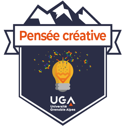 Open badge pensée créative UGA Design Factory