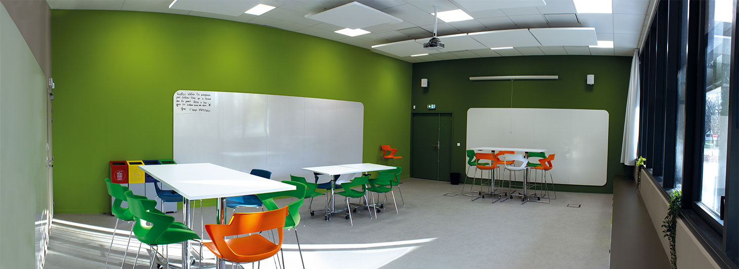 Salle de créativité UGA Design Factory à la Maison de la Création et de l'Innovation
